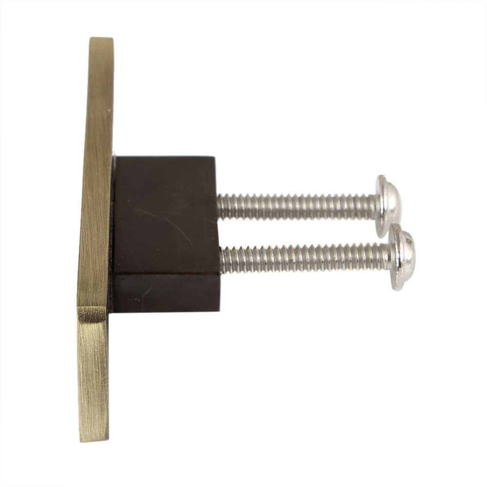 Antique Rectangle Brass Big Knobs